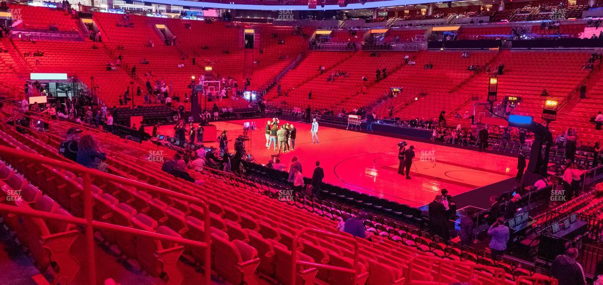 Kaseya Center - Section 116 Seat View