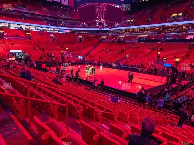 Kaseya Center - Section 116 Seat View