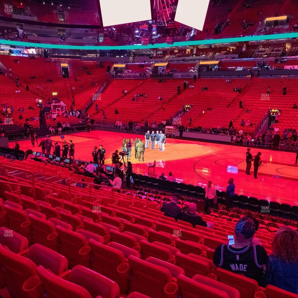 Kaseya Center - Section 117 Seat View