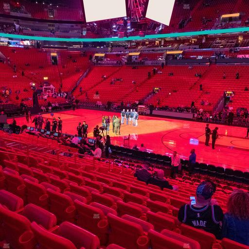 Kaseya Center - Section 117 Seat View