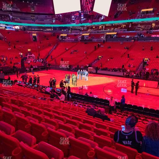 Kaseya Center - Section 117 Seat View