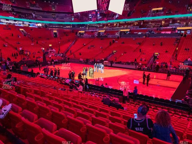 Kaseya Center - Section 117 Seat View