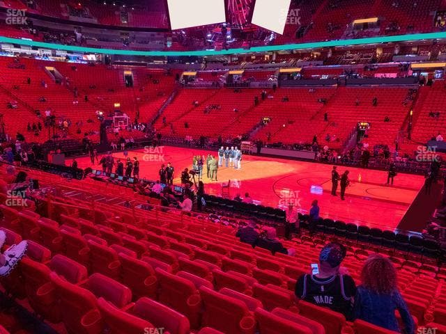 Kaseya Center - Section 117 Seat View