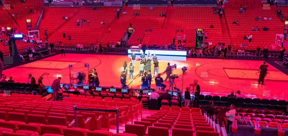 Kaseya Center - Section 118 Seat View