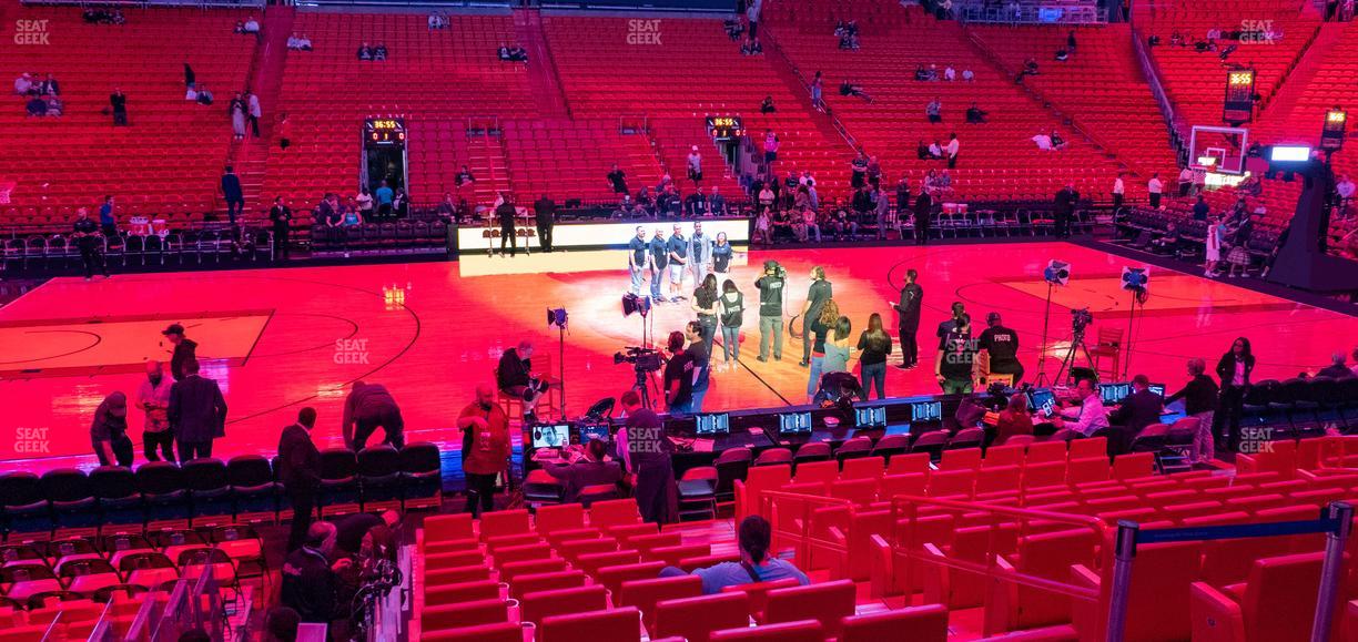 Kaseya Center - Section 119 Seat View