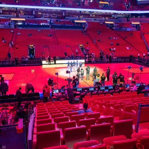 Kaseya Center - Section 119 Seat View