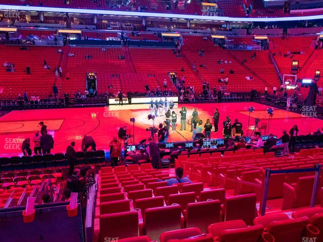 Kaseya Center - Section 119 Seat View