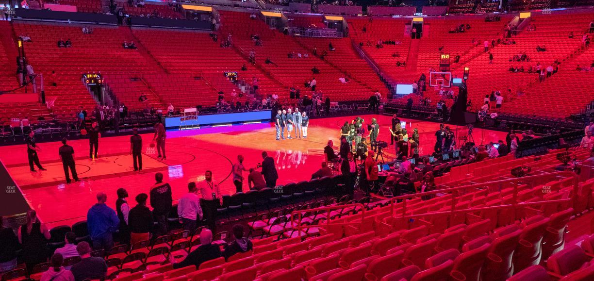 Kaseya Center - Section 120 Seat View