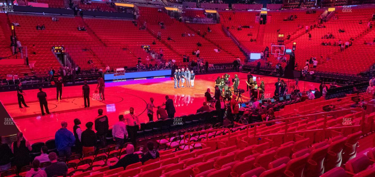 Kaseya Center - Section 120 Seat View