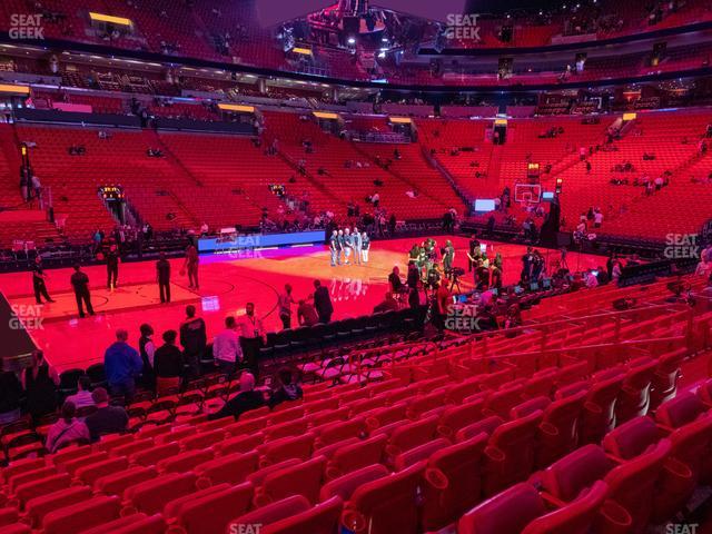 Kaseya Center - Section 120 Seat View