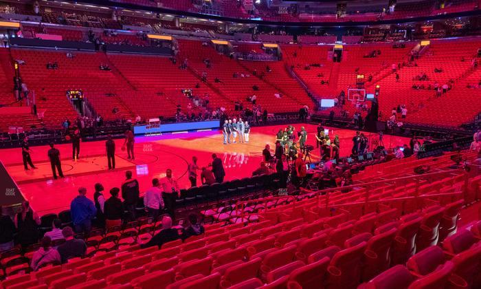 Kaseya Center - Section 120 Seat View