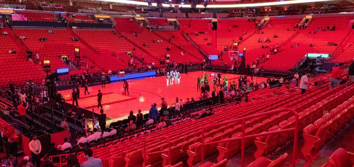 Kaseya Center - Section 121 Seat View