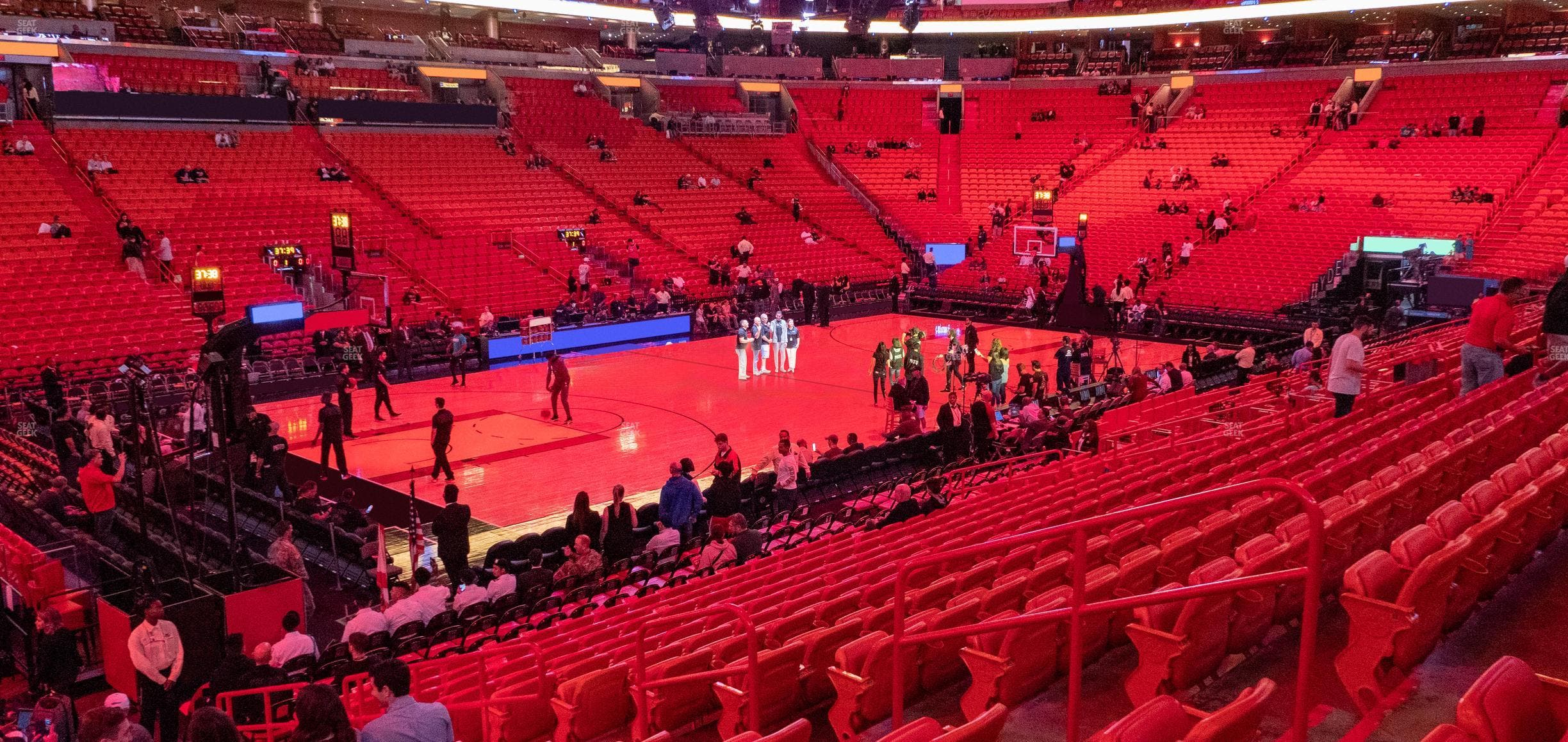 Kaseya Center - Section 121 Seat View