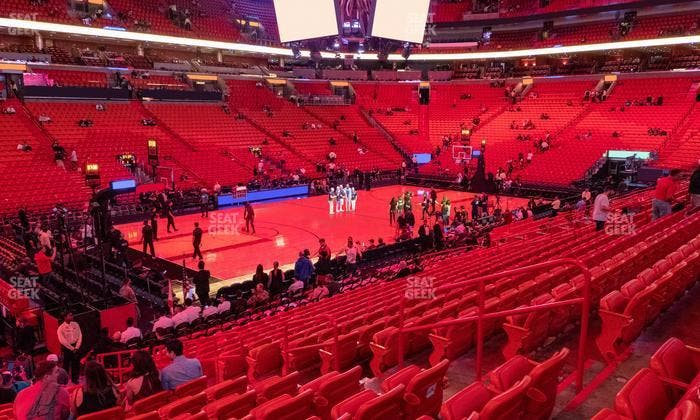 Kaseya Center - Section 121 Seat View