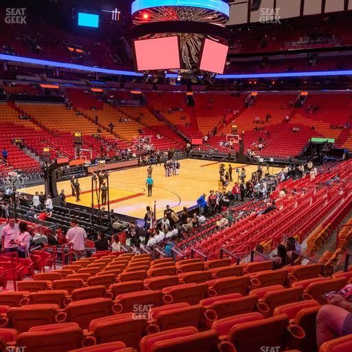 Kaseya Center - Section 122 Seat View