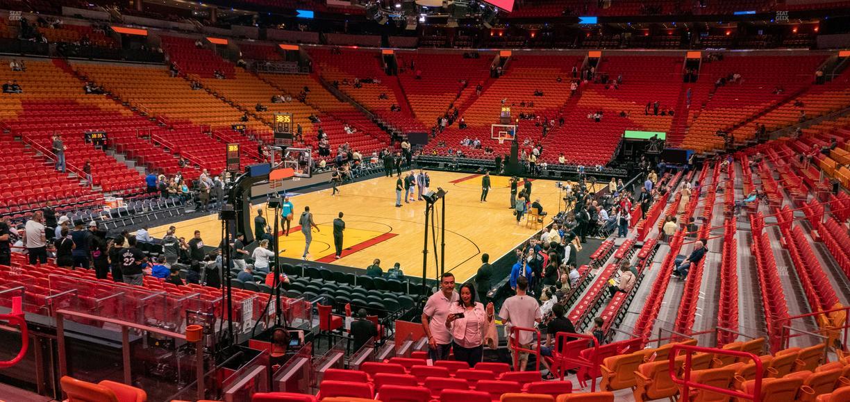 Kaseya Center - Section 123 Seat View