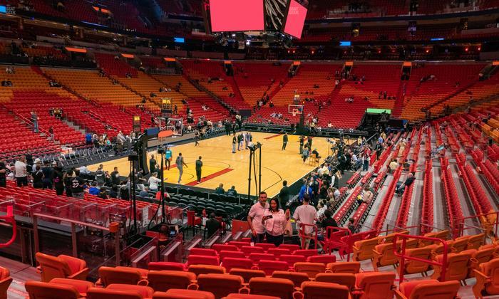 Kaseya Center - Section 123 Seat View