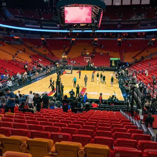 Kaseya Center - Section 124 Seat View