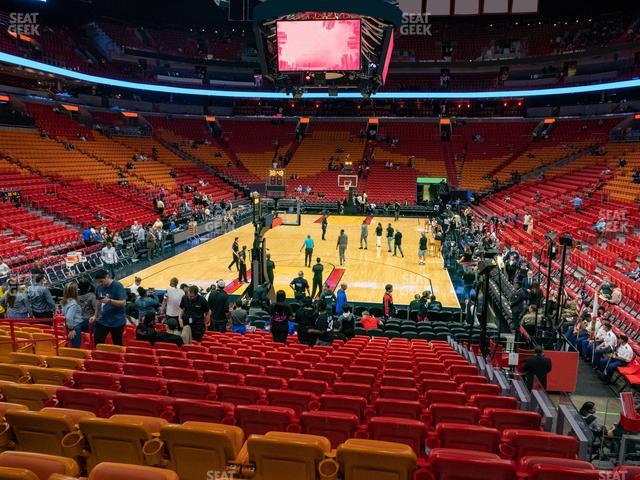 Kaseya Center - Section 124 Seat View