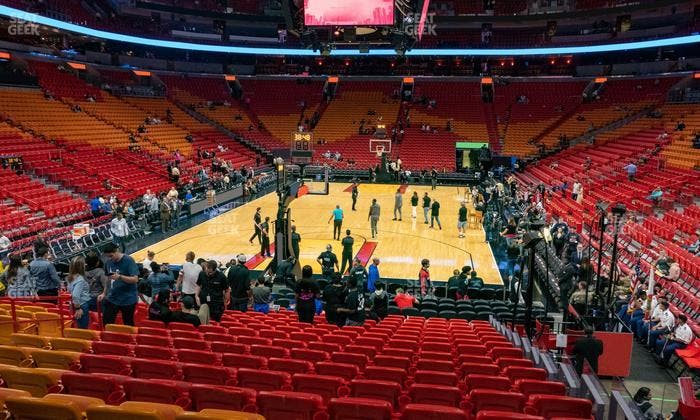 Kaseya Center - Section 124 Seat View