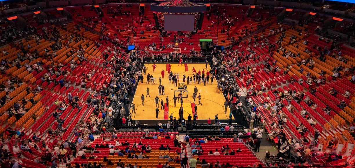 Kaseya Center - Section 301 Seat View