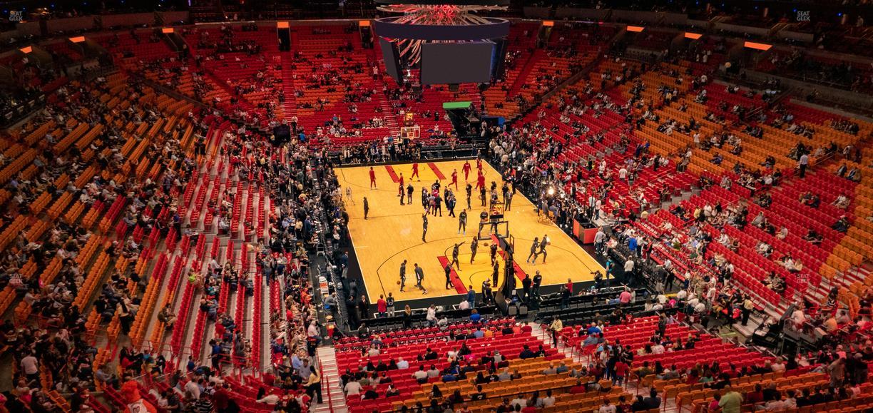 Kaseya Center - Section 302 Seat View