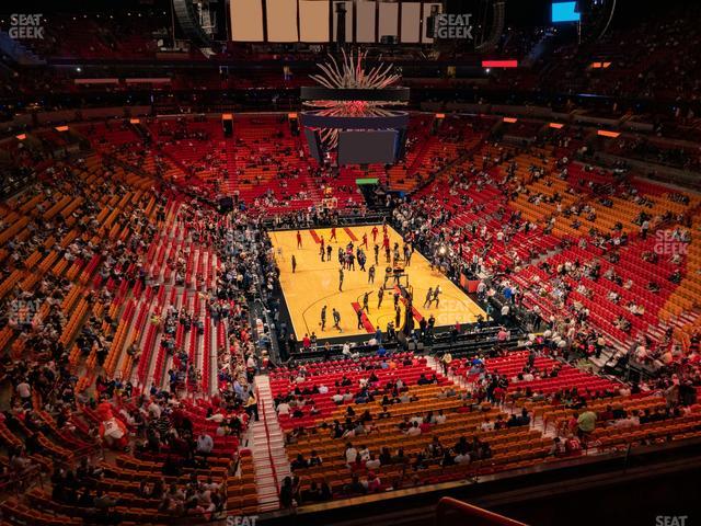 Kaseya Center - Section 302 Seat View