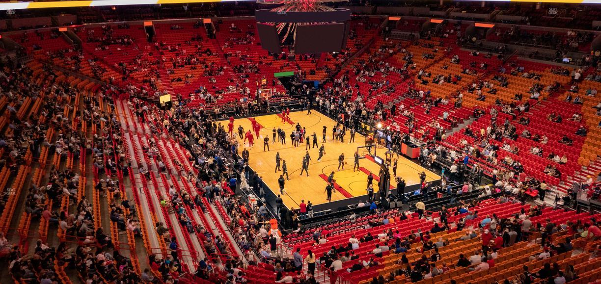 Kaseya Center - Section 303 Seat View