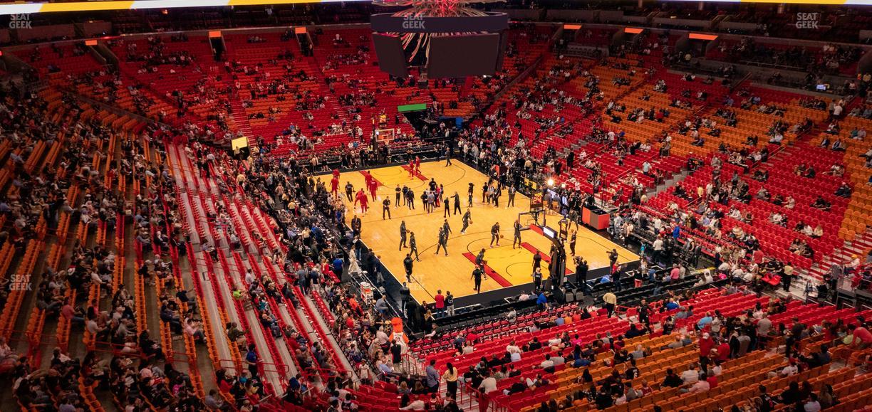 Kaseya Center - Section 303 Seat View