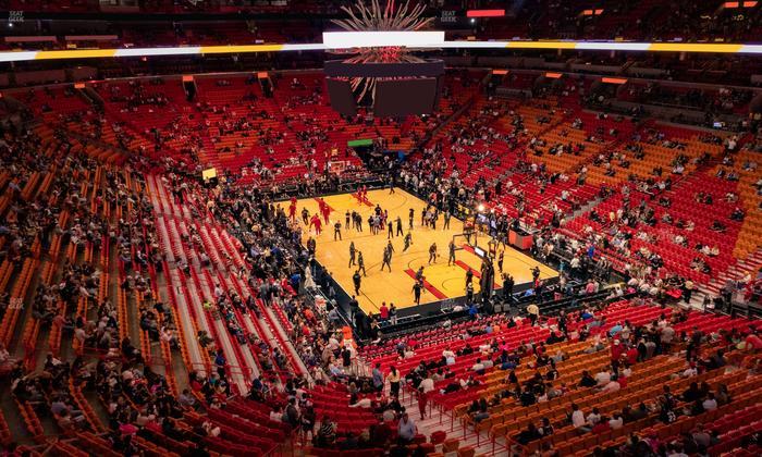 Kaseya Center - Section 303 Seat View