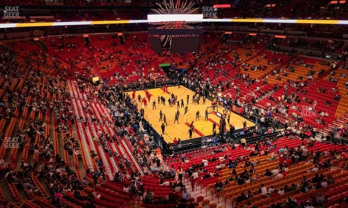 Kaseya Center - Section 303 Seat View