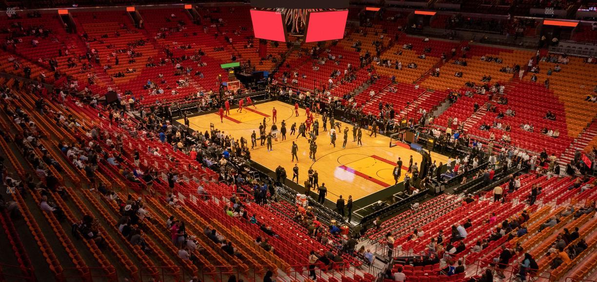 Kaseya Center - Section 304 Seat View