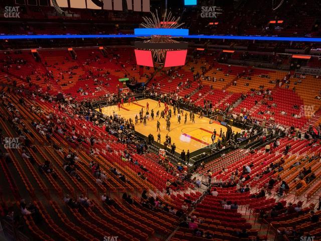 Kaseya Center - Section 304 Seat View