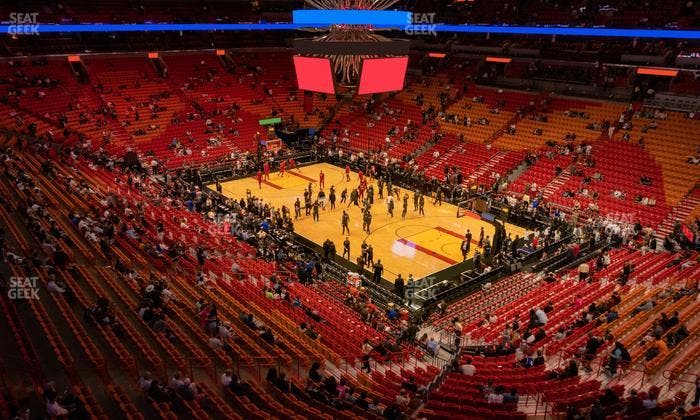 Kaseya Center - Section 304 Seat View