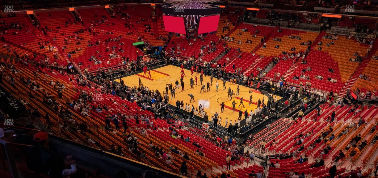 Kaseya Center - Section 305 Seat View