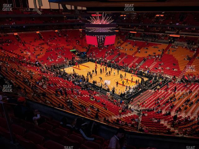 Kaseya Center - Section 305 Seat View