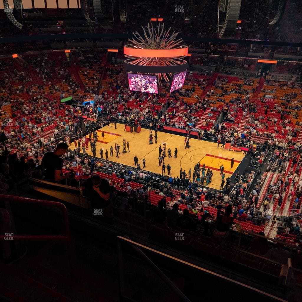 Kaseya Center - Section 306 Seat View