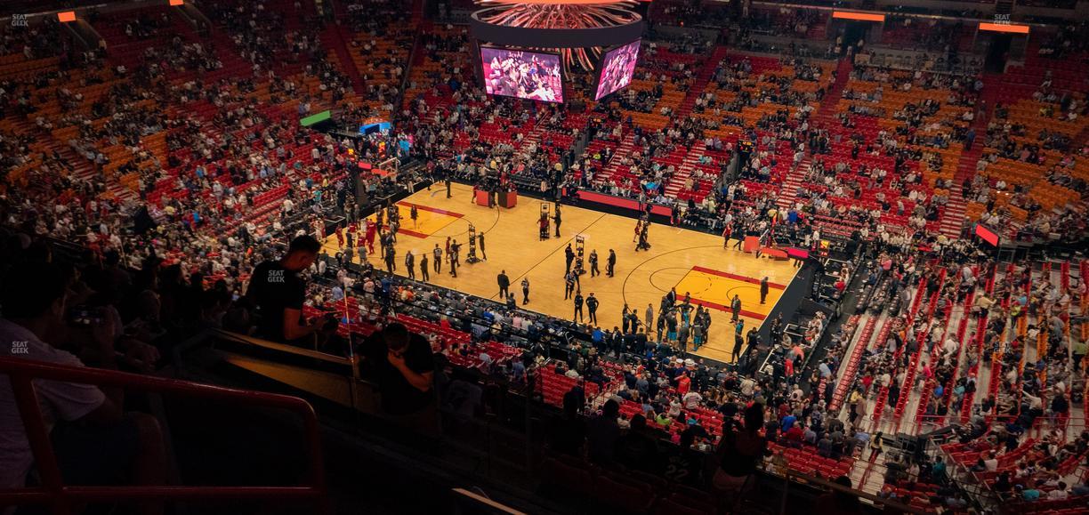 Kaseya Center - Section 306 Seat View