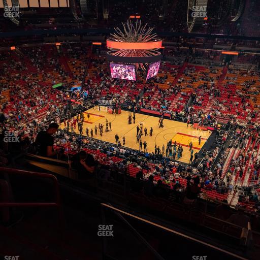 Kaseya Center - Section 306 Seat View