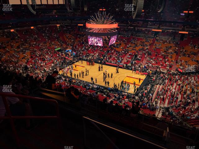 Kaseya Center - Section 306 Seat View