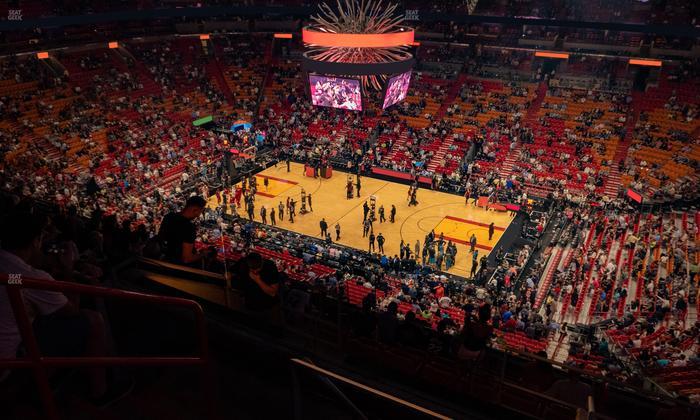 Kaseya Center - Section 306 Seat View