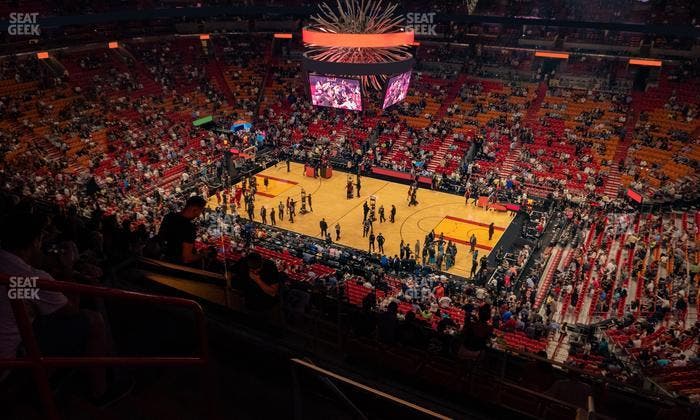 Kaseya Center - Section 306 Seat View