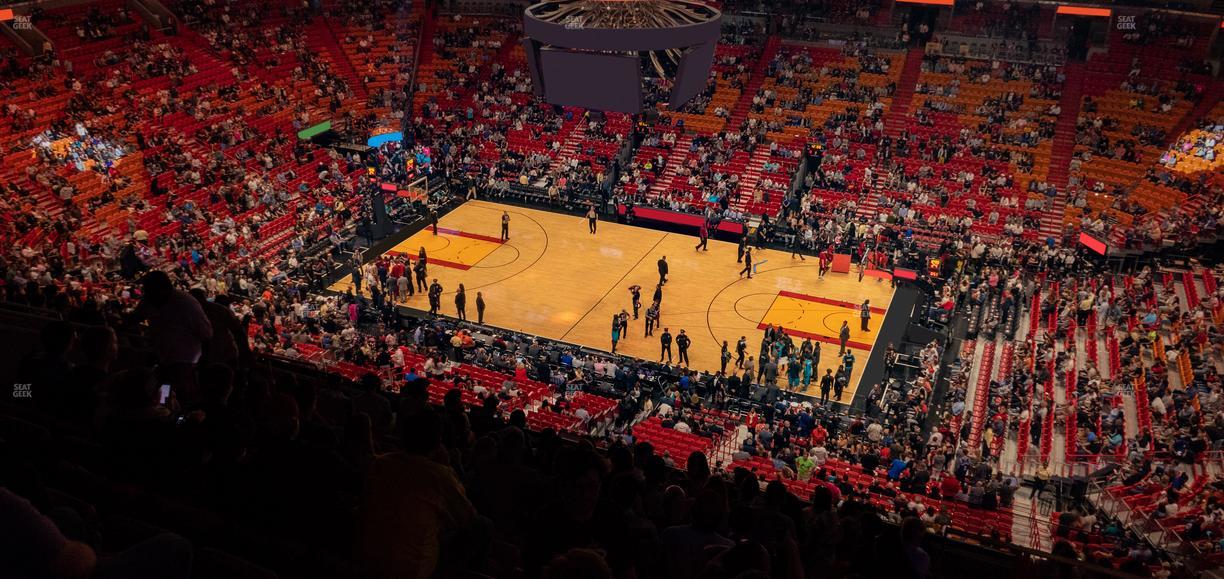 Kaseya Center - Section 307 Seat View