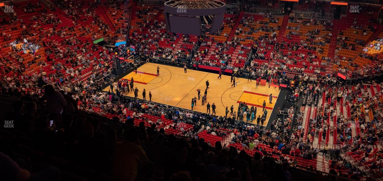 Kaseya Center - Section 307 Seat View