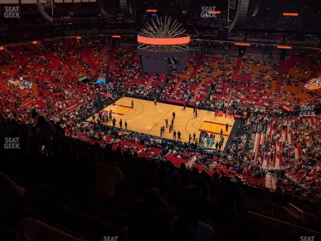 Kaseya Center - Section 307 Seat View