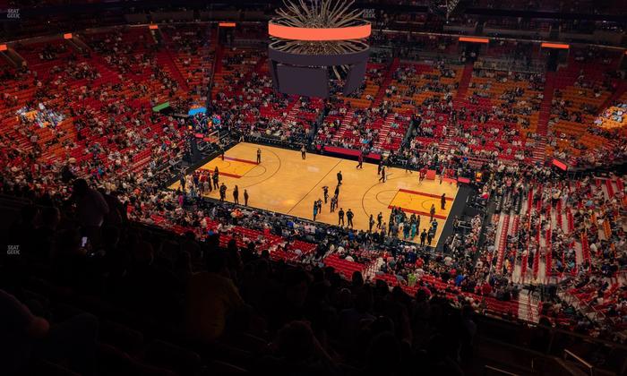 Kaseya Center - Section 307 Seat View