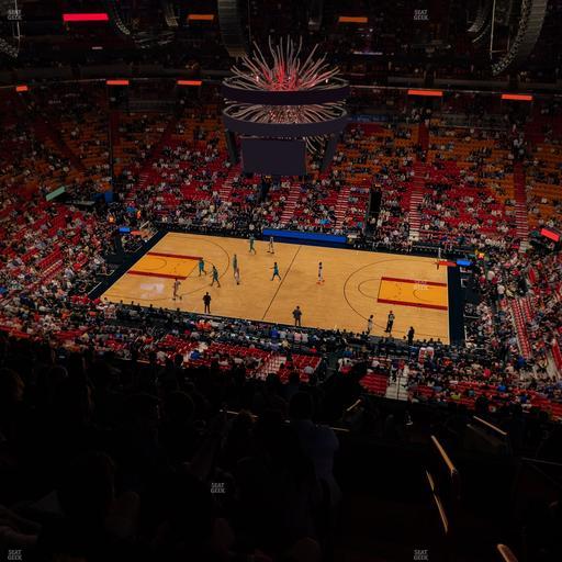 Kaseya Center - Section 308 Seat View