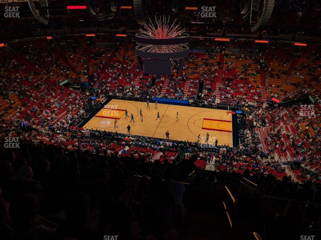 Kaseya Center - Section 308 Seat View