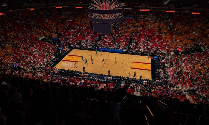 Kaseya Center - Section 308 Seat View