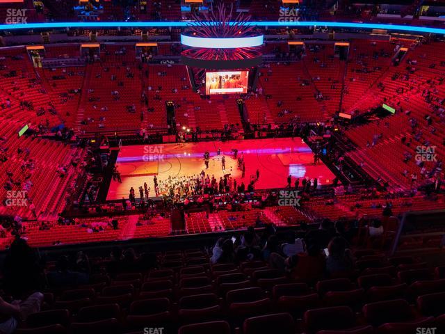 Kaseya Center - Section 309 Seat View